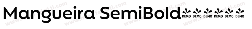 Mangueira SemiBold字体转换